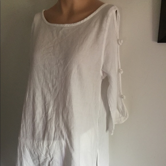 Cotton tunic top cover up - Picture 2 of 9